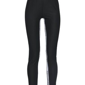 Paco Rabanne Logo Tape Black Leggings